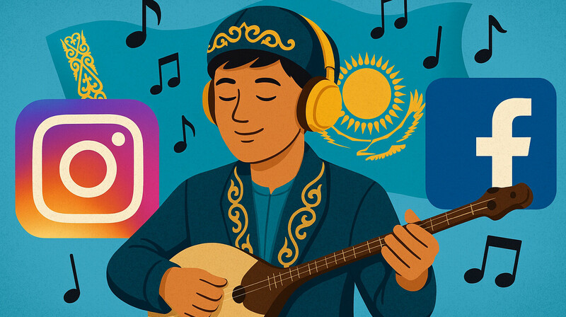 Казахстанская музыка вернулась в Instagram и Facebook – пока только на два года